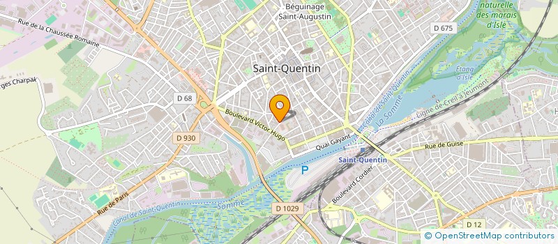 localisation de l'entreprise MONSIEUR RAJWINDER SINGH à SAINT-QUENTIN