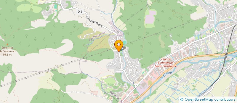 localisation de l'entreprise MONSIEUR RAKEB SAID FAUDEL à DIGNE-LES-BAINS