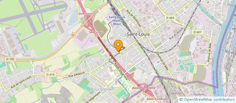 localisation de l'entreprise MONSIEUR RAKESH RAMESH  SAINT-LOUIS