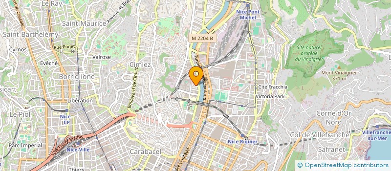 localisation de l'entreprise MONSIEUR RAKHIM DADACHEVE à NICE