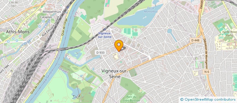 localisation de l'entreprise MONSIEUR RAKHMAN AKHMEDOV à VIGNEUX-SUR-SEINE