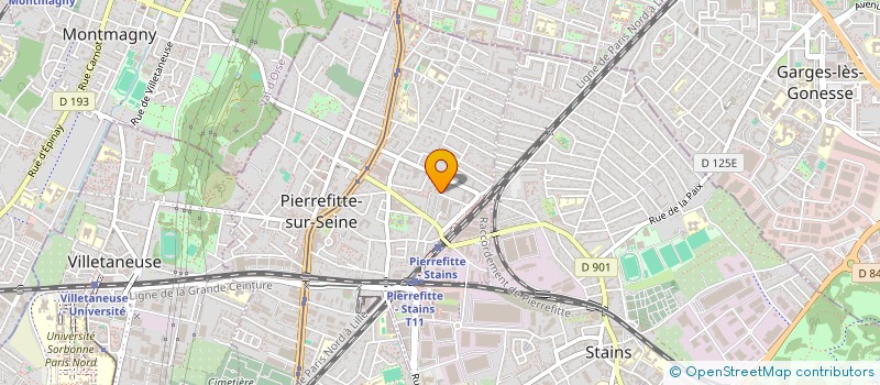 localisation de l'entreprise MONSIEUR RAKIBUL ISLAM à PIERREFITTE-SUR-SEINE