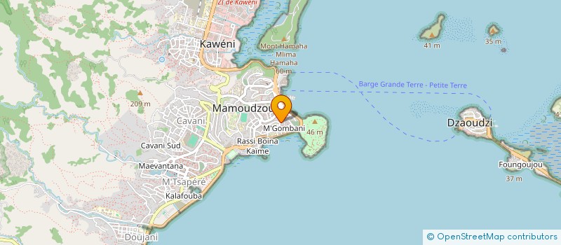 localisation de l'entreprise MONSIEUR RAKINE DAOUD à MAMOUDZOU