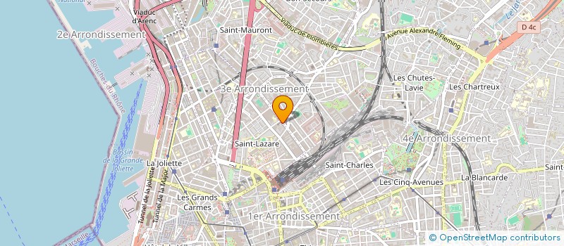 localisation de l'entreprise MONSIEUR RAKYK BENMEDJKOUAH à MARSEILLE