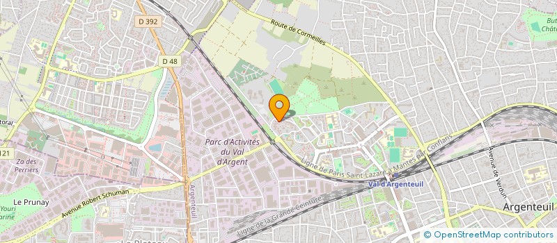 localisation de l'entreprise MONSIEUR RALEM ABDELOUAHABI  ARGENTEUIL