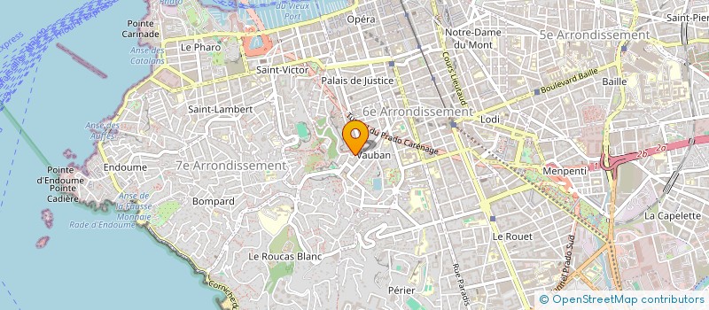 localisation de l'entreprise MONSIEUR RALEM MACHOU à MARSEILLE
