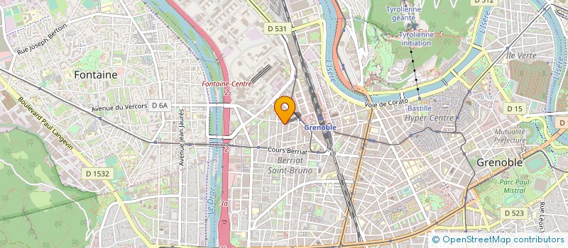 localisation de l'entreprise MONSIEUR RALF BAUMBACH à GRENOBLE