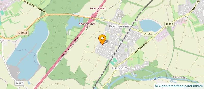 localisation de l'entreprise MONSIEUR RALF HABLE  ROUNTZENHEIM-AUENHEIM