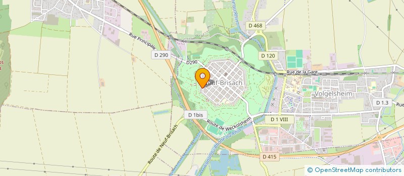 localisation de l'entreprise MONSIEUR RALF MOELLER  NEUF-BRISACH