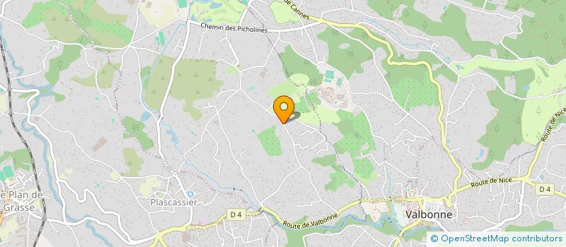 localisation de l'entreprise MONSIEUR RALF MULLER  CHATEAUNEUF-GRASSE