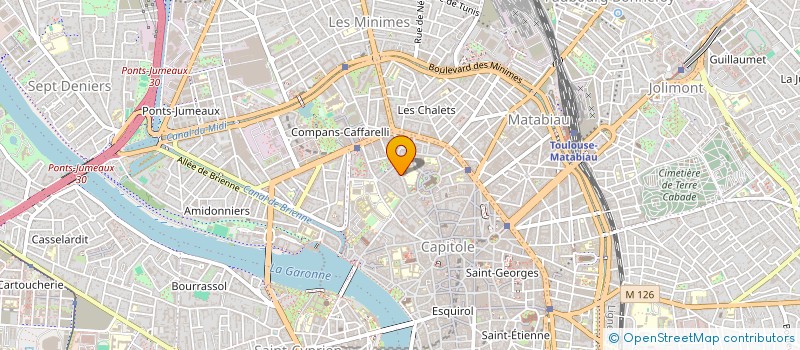 localisation de l'entreprise MONSIEUR RALI AMARTI RIFFI  TOULOUSE