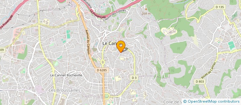 localisation de l'entreprise MONSIEUR RALID MAAMRI  LE CANNET