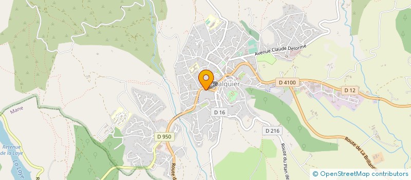 localisation de l'entreprise MONSIEUR RALID MESBAH à FORCALQUIER