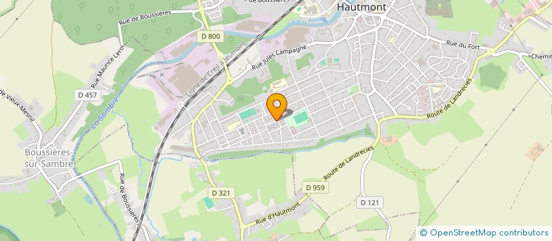 localisation de l'entreprise MONSIEUR RALIDE QEMBASSE  HAUTMONT