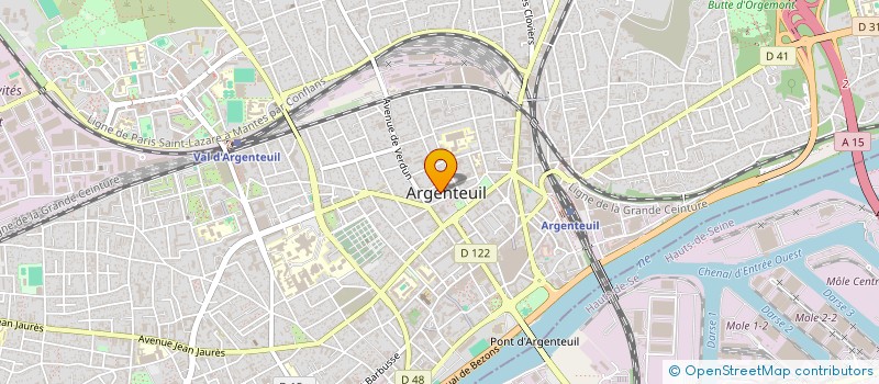 localisation de l'entreprise MONSIEUR RALIL EFRAANI  ARGENTEUIL