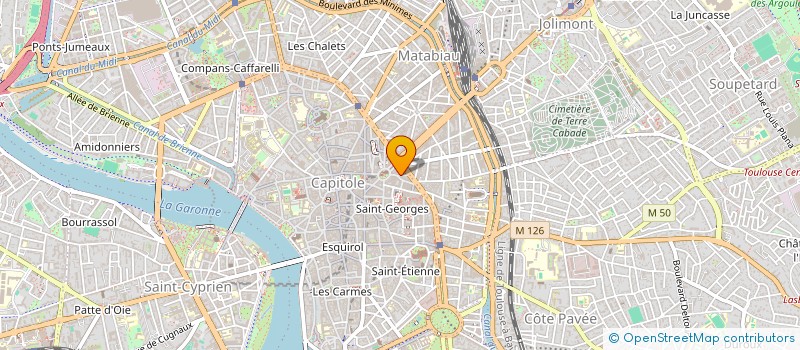 localisation de l'entreprise MONSIEUR RALPH AMRAM  TOULOUSE