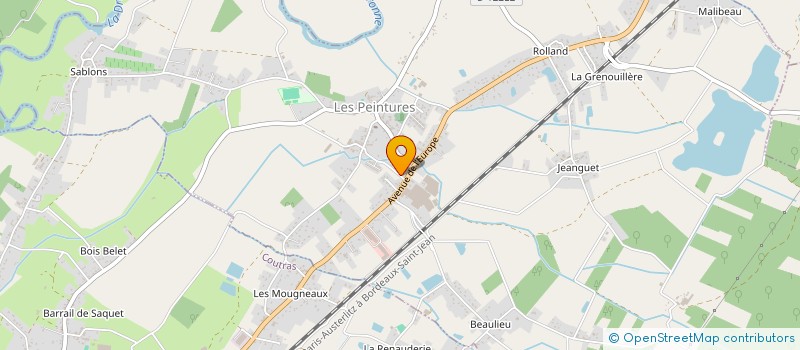 localisation de l'entreprise MONSIEUR RALPH DE CLERCQ  LES PEINTURES