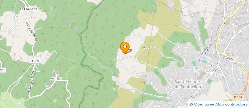 localisation de l'entreprise MONSIEUR RALPH DEFOSSE  SAINT-ETIENNE-DE-FONTBELLON