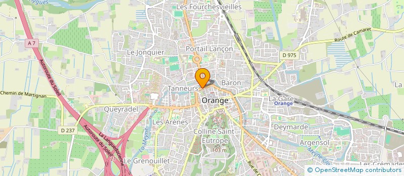 localisation de l'entreprise MONSIEUR RALPH FONTANA  ORANGE