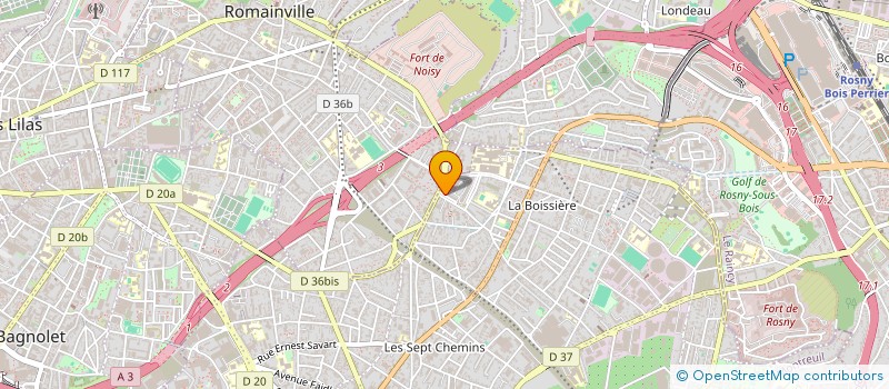localisation de l'entreprise MONSIEUR RALPH FRANCOIS à MONTREUIL