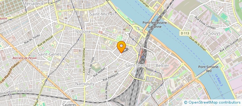 localisation de l'entreprise MONSIEUR RALPH JEUDY  BORDEAUX