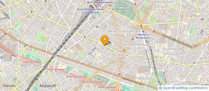 localisation de l'entreprise MONSIEUR RALPH KIALA LEYANGA à PARIS