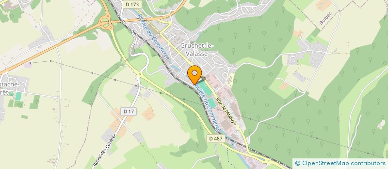 localisation de l'entreprise MONSIEUR RALPH POTIER  GRUCHET-LE-VALASSE