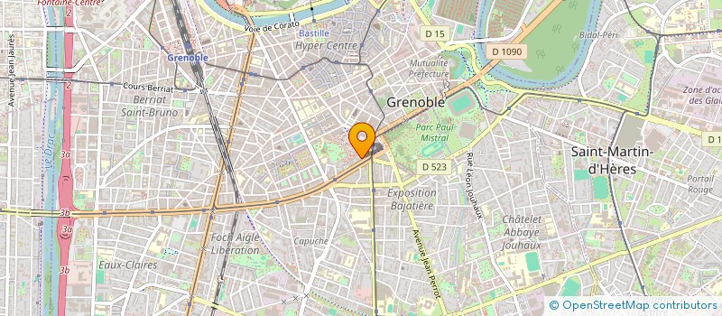 localisation de l'entreprise MONSIEUR RALPH POUHE HIOL  GRENOBLE