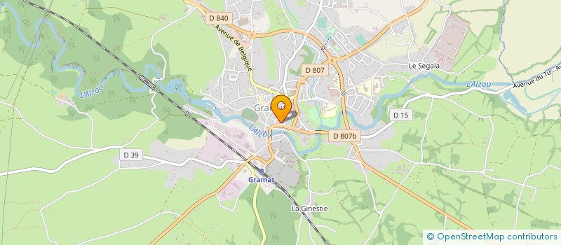 localisation de l'entreprise MONSIEUR RALPH REUTER  GRAMAT