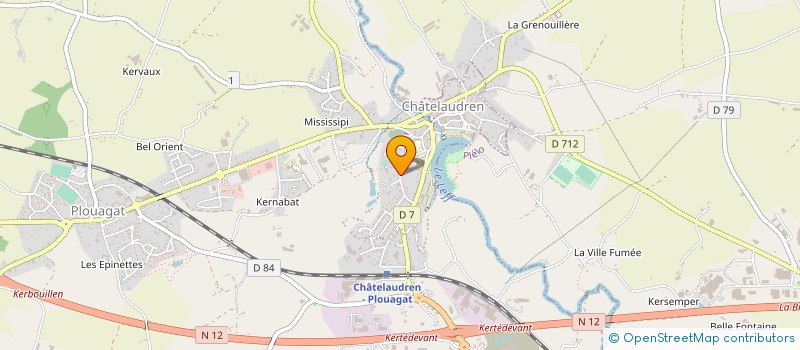 localisation de l'entreprise MONSIEUR RALPH WENDEL  CHATELAUDREN-PLOUAGAT