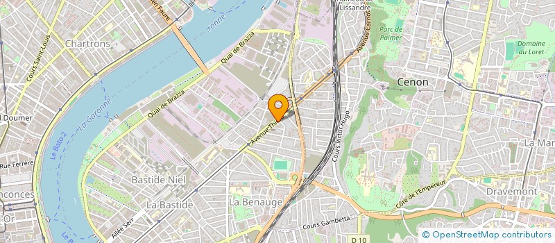 localisation de l'entreprise MONSIEUR RALPHOSE MAKOSSO  BORDEAUX