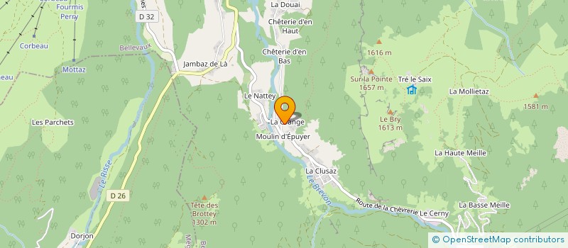 localisation de l'entreprise MONSIEUR RAM VROMEN  BELLEVAUX