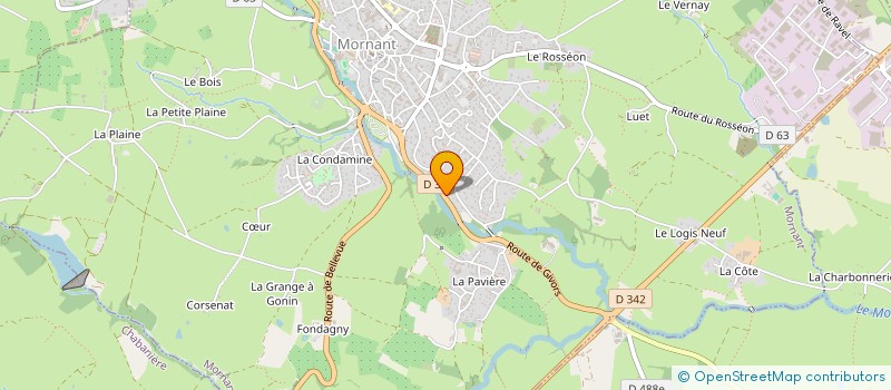 localisation de l'entreprise MONSIEUR RAMA LAVDIM  MORNANT