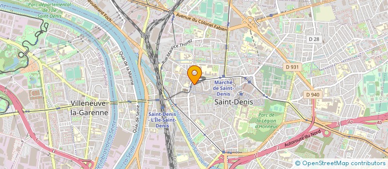 localisation de l'entreprise MONSIEUR RAMA SABANI à SAINT-DENIS