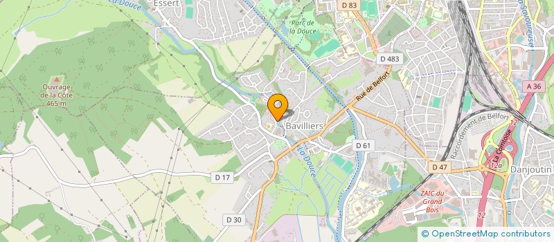 localisation de l'entreprise MONSIEUR RAMA TANKEU à BAVILLIERS
