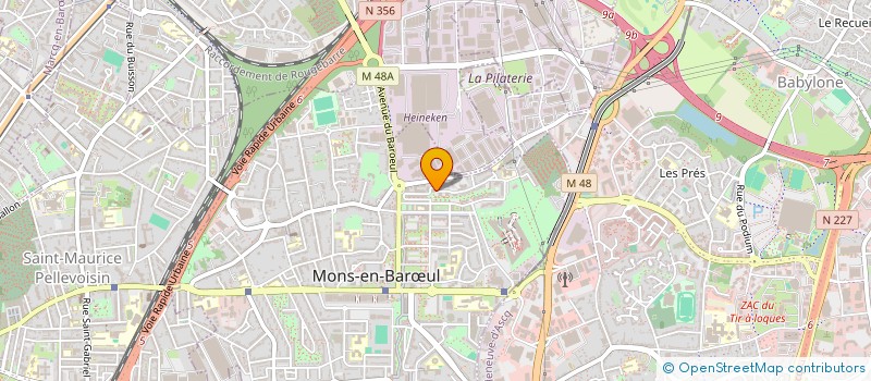 localisation de l'entreprise MONSIEUR RAMADAN ARAFA  MONS-EN-BARUL