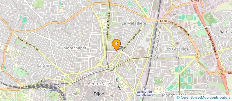 localisation de l'entreprise MONSIEUR RAMADAN TAHIRI  DIJON