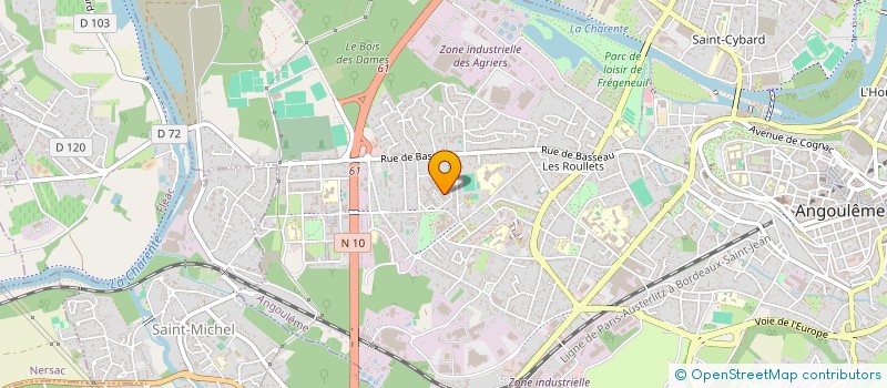 localisation de l'entreprise MONSIEUR RAMADANI MIRADJI à ANGOULEME