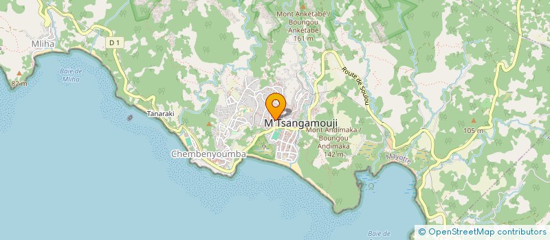 localisation de l'entreprise MONSIEUR RAMADANI SOULAIMANA à M'TSANGAMOUJI
