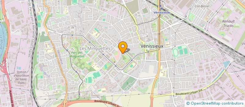 localisation de l'entreprise MONSIEUR RAMADHOINI ADAM  VENISSIEUX