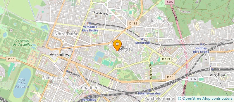 localisation de l'entreprise MONSIEUR RAMAN KUMAR à VERSAILLES