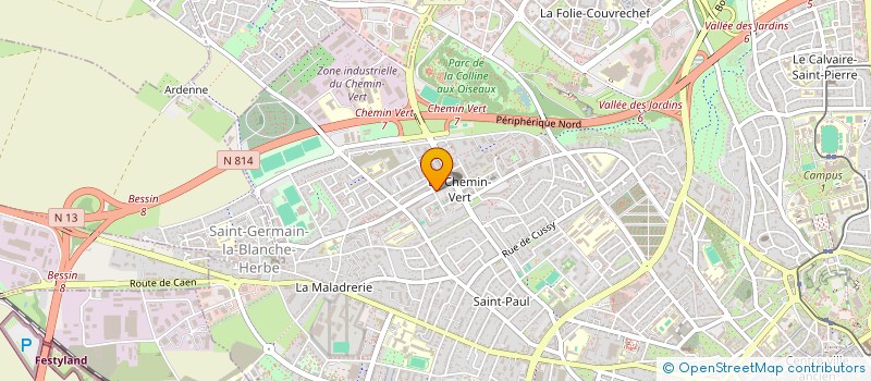 localisation de l'entreprise MONSIEUR RAMAN SAADO à CAEN
