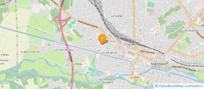 localisation de l'entreprise MONSIEUR RAMANANTHASIVAM MATHURSHANAN  VIERZON