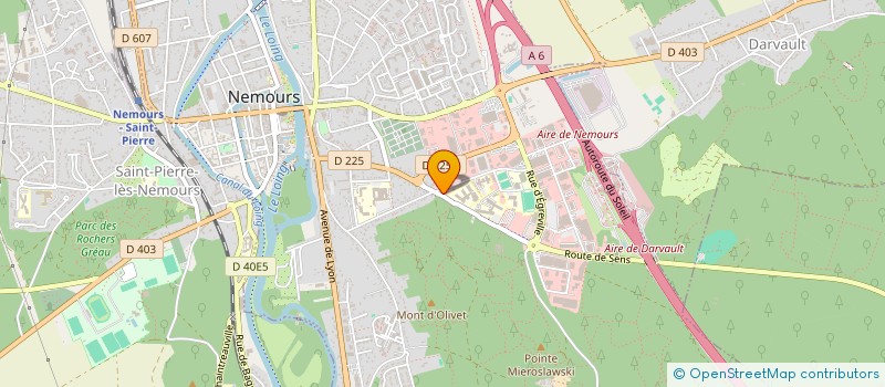 localisation de l'entreprise MONSIEUR RAMANANTSOA RAZAFIMAHERY  NEMOURS