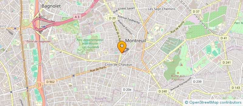 localisation de l'entreprise MONSIEUR RAMANNAN KANAGASEKARAM SIVIATHASAN à MONTREUIL
