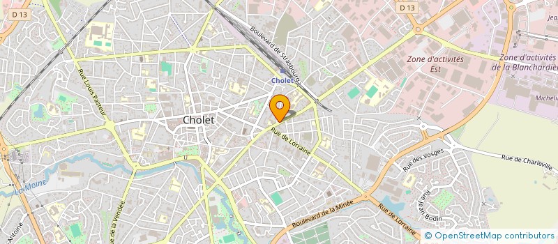 localisation de l'entreprise MONSIEUR RAMAT SHAH MIER à CHOLET