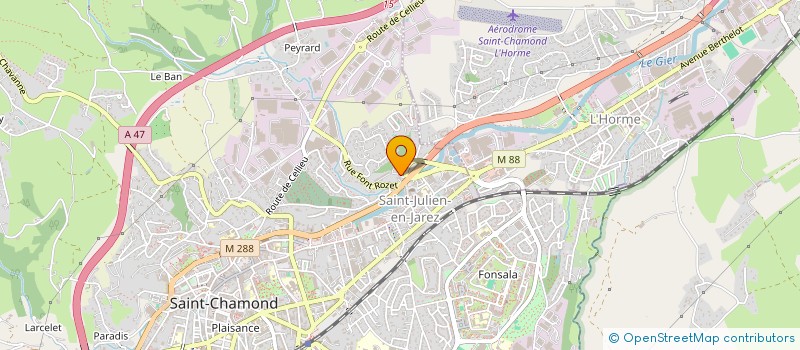 localisation de l'entreprise MONSIEUR RAMAZAN AKKAS  SAINT-CHAMOND