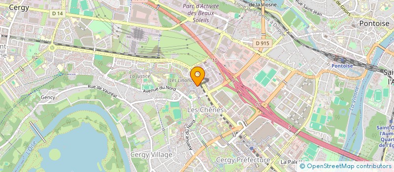 localisation de l'entreprise MONSIEUR RAMAZAN AKTASCI  CERGY