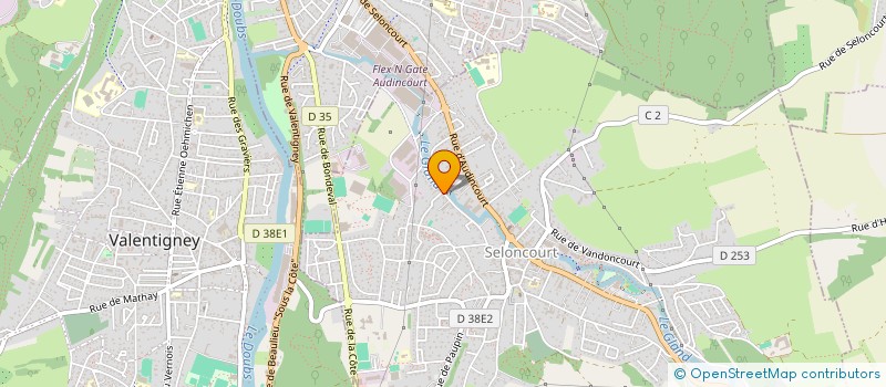 localisation de l'entreprise MONSIEUR RAMAZAN AKYOL  SELONCOURT