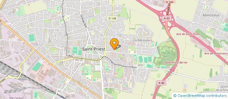 localisation de l'entreprise MONSIEUR RAMAZAN AVINA  SAINT-PRIEST